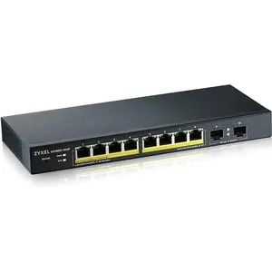 Switch 8-Port Gbe L2 Poe Smart avec 2 Sfp Slots Zyxel Gs1900-10Hp V2 image-2