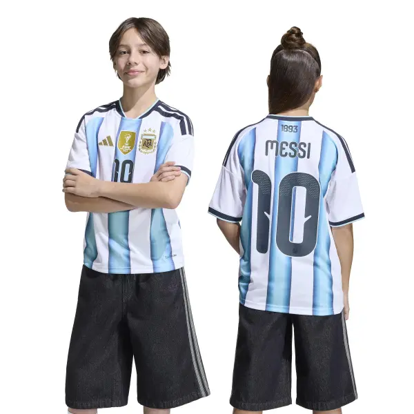 Maillot Domicile enfant Argentine Messi Coupe du Monde 2026