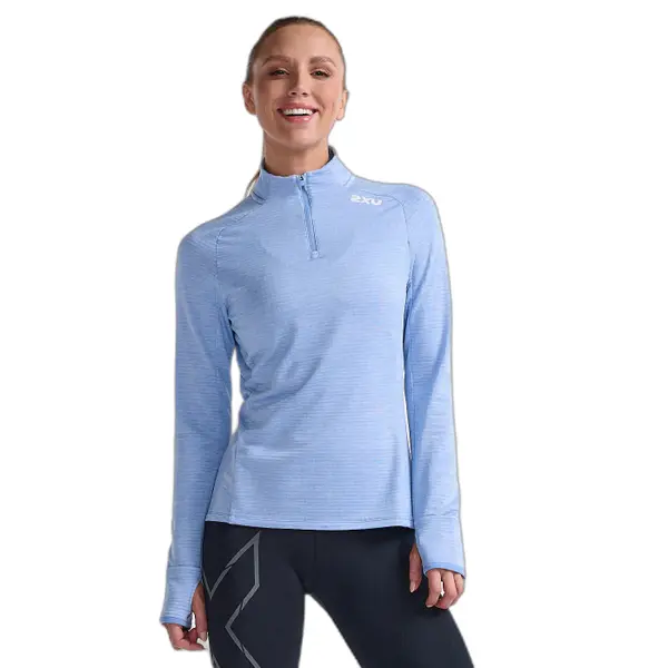 Maillot manches longues 1/4 zip femme 2XU Ignition