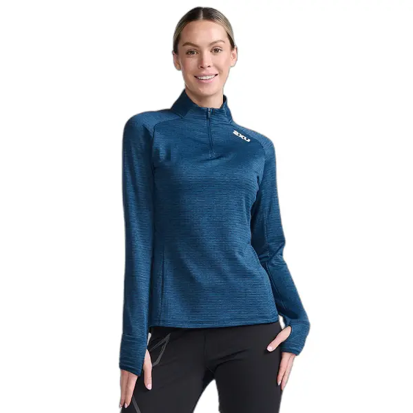 Maillot manches longues 1/4 zip femme 2XU Ignition