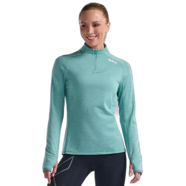 Maillot manches longues 1/4 zip femme 2XU Ignition
