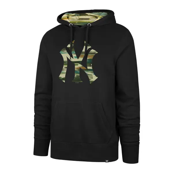 Sweatshirt New York Yankees 47Brand MLB Fisherman Camo Pop Burns