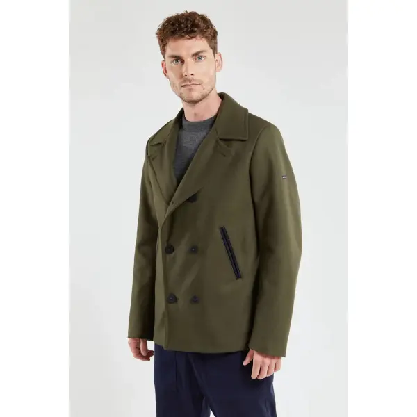 Manteau bicolore caban Armor-Lux fort cigogne