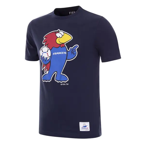 T-shirt Copa Football France Mascot Coupe du monde 1998