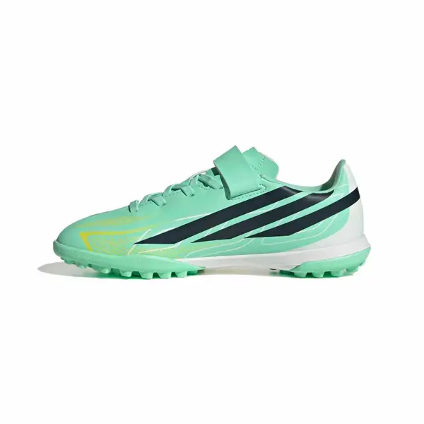 Chaussures de football mini enfant adidas F50 Hyperfast Club Hook and Loop Turf
