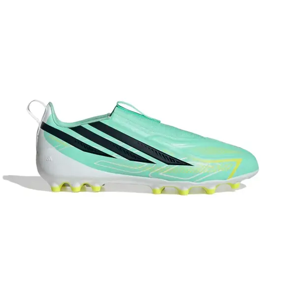 Chaussures de football enfant adidas F50 Hyperfast League Laceless AG