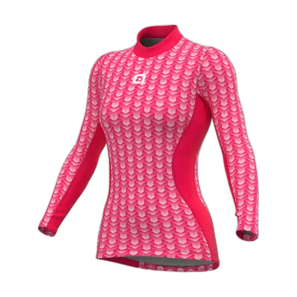 Maillot de corps manches longues femme Alé Cubes