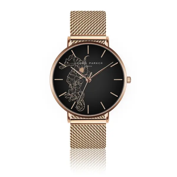 Montre femme Amelia Parker Fossil Mesh