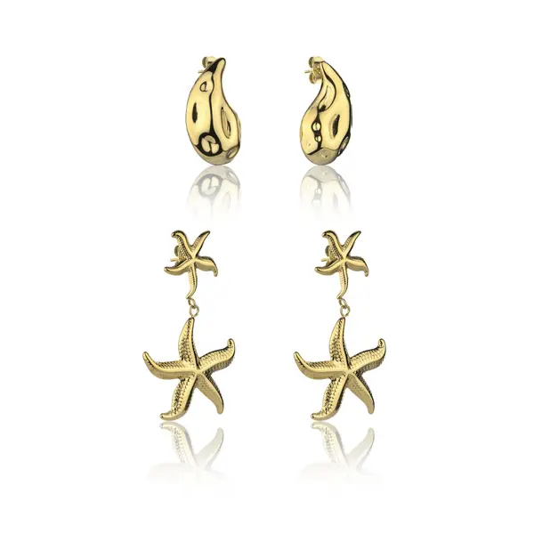 Boucles d'oreilles femme Amelia Parker Lirien (x2)