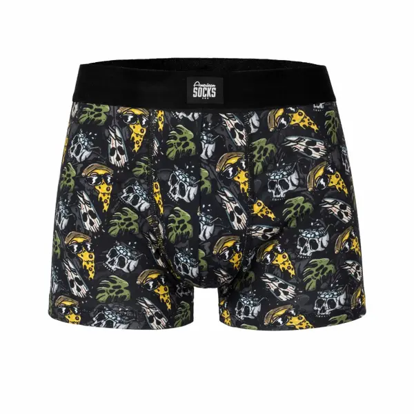 Boxer American Socks Pizza Surfer