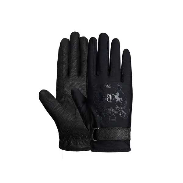 Gants d'équitation avec logo imprimé femme B Vertigo Laia