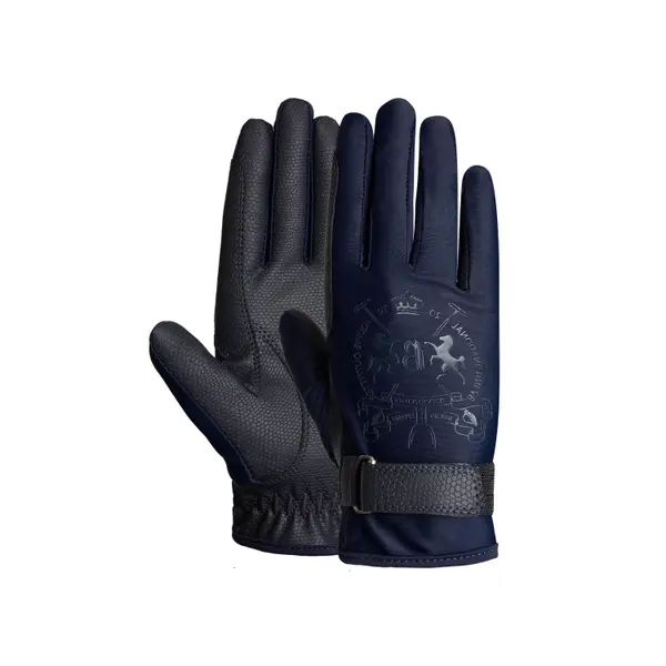 Gants d'équitation avec logo imprimé femme B Vertigo Laia