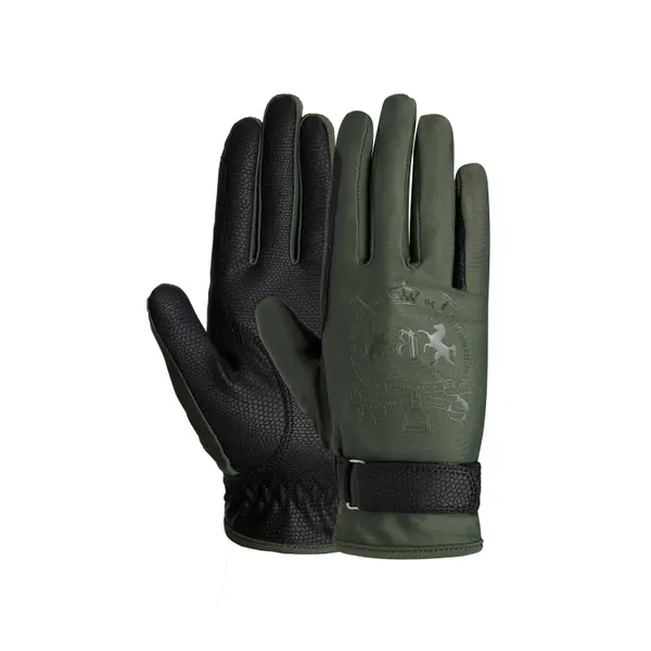 Gants d'équitation avec logo imprimé femme B Vertigo Laia