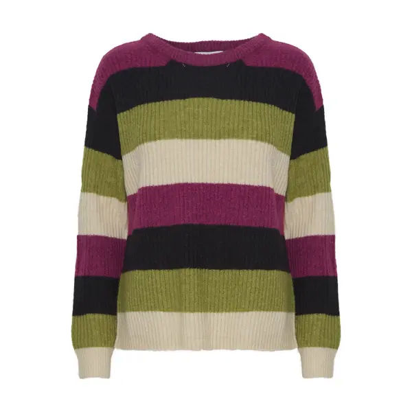 Pull à col rond femme b.young Onema
