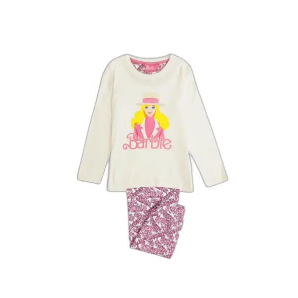 Pyjama manches longues fille Barbie Chic