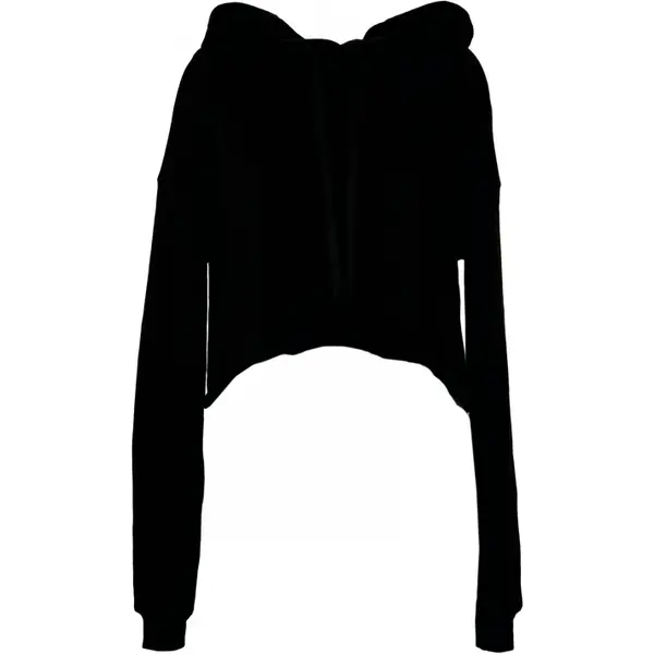 Sweatshirt crop à capuche femme Bella + Canvas