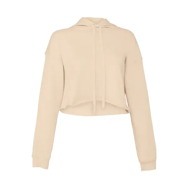 Sweatshirt crop à capuche femme Bella + Canvas