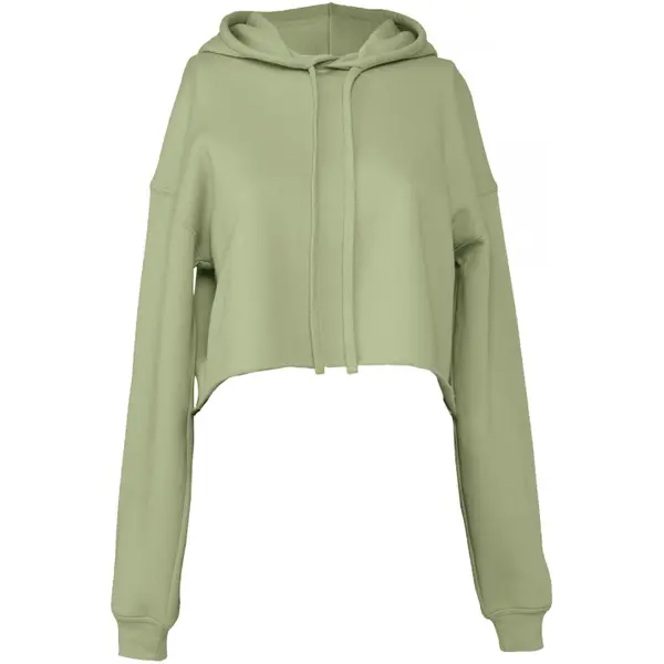 Sweatshirt crop à capuche femme Bella + Canvas