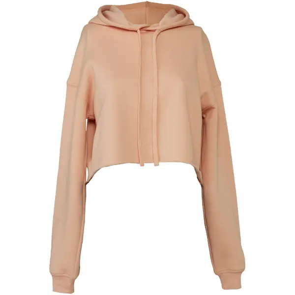 Sweatshirt crop à capuche femme Bella + Canvas
