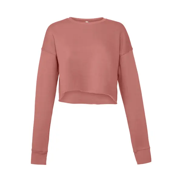 Sweatshirt crop femme Bella + Canvas