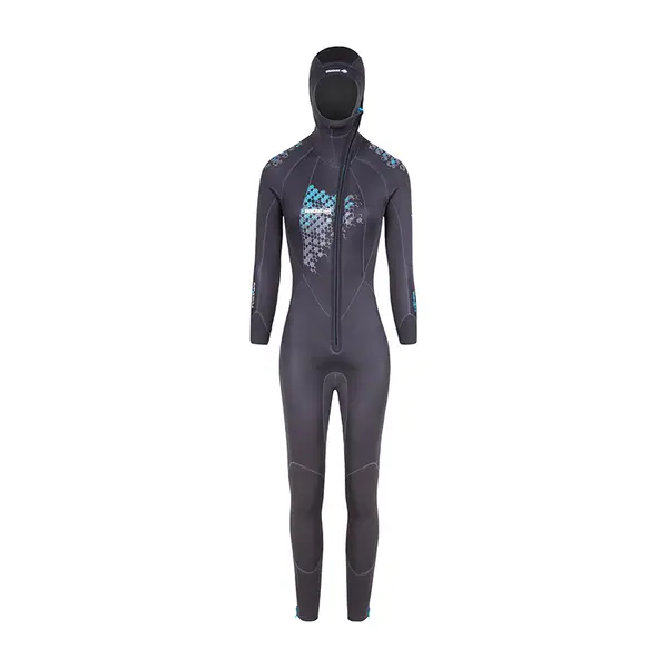 Combinaison de plongée avec cagoule attenante femme Beuchat Alize 7 mm
