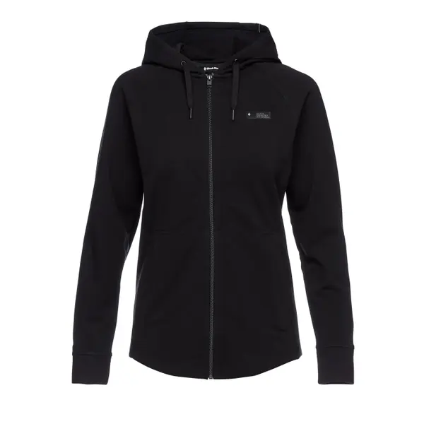 Sweatshirt à capuche femme Black Diamond Mountain Transparency FZ HDY