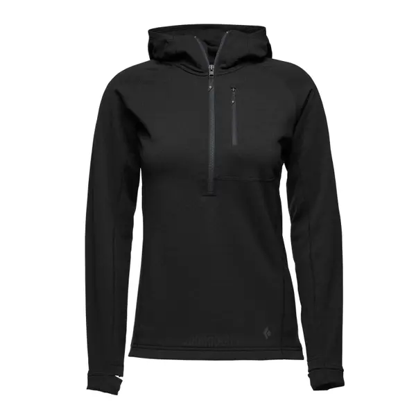 Sweatshirt à capuche femme Black Diamond Coefficient QZ