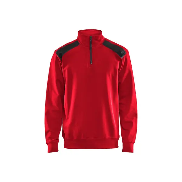 Sweatshirt col camionneur bicolore Blaklader