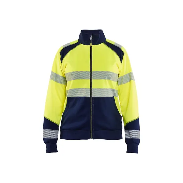 Sweatshirt zippé haute visibilité femme Blaklader