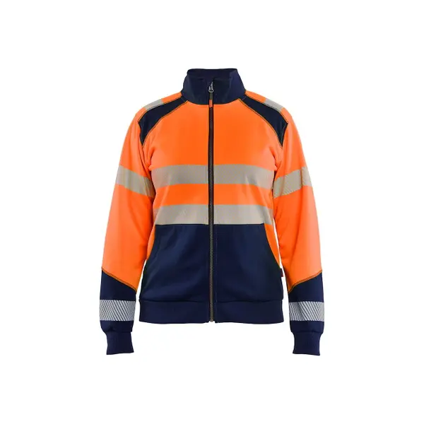 Sweatshirt zippé haute visibilité femme Blaklader