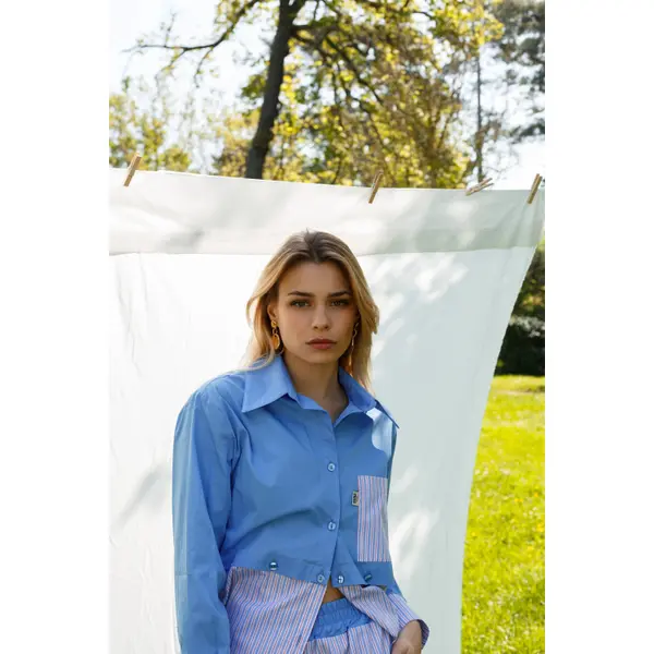 Chemise manches longues 2 en 1 femme Bobo Paris Andréa