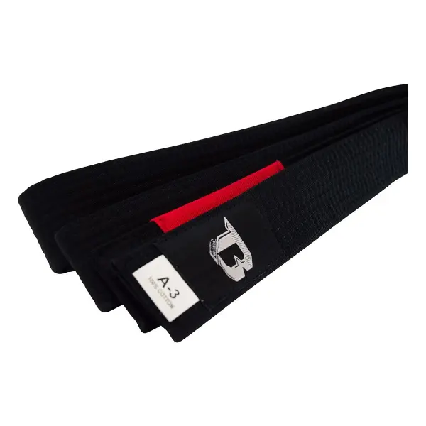 Ceinture Jiu-Jitsu brésilien noir Booster Fight Gear