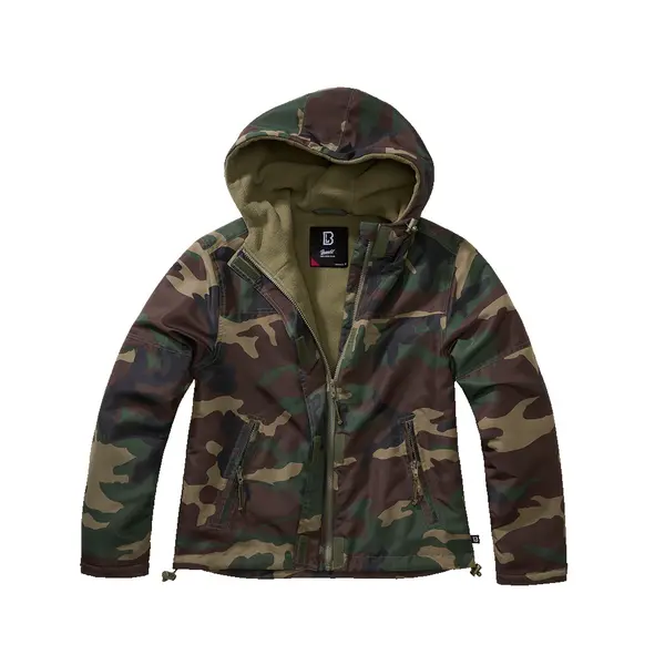 Veste imperméable à capuche full zip femme Brandit