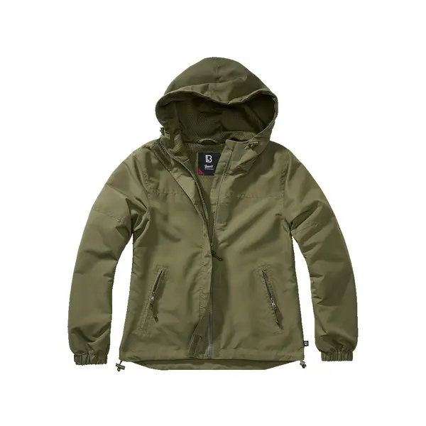 Veste imperméable full zip été femme Brandit