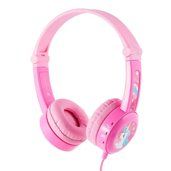 Casque audio pliable avec réglage volume en 3 niveaux fille BuddyPhones Travel