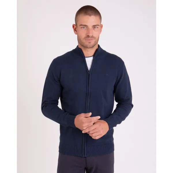 Cardigan full zip à col montant Camberabero