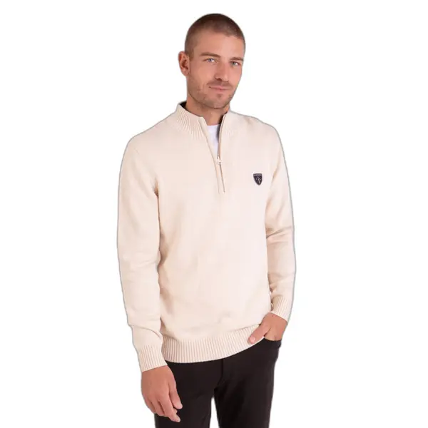 Pull à col montant zippé Camberabero