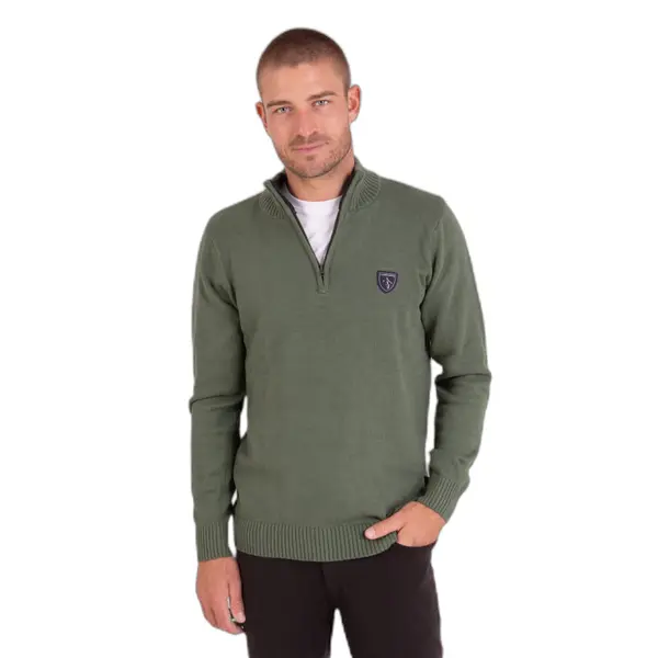 Pull à col montant zippé Camberabero