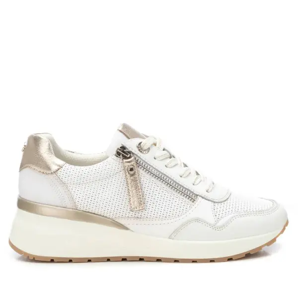 Baskets à zip latérale et lacets femme Carmela