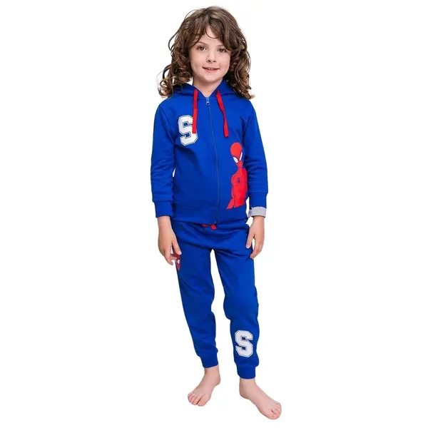 Ensemble Jogging coton gratté pour bébé garçon Cerda Spiderman