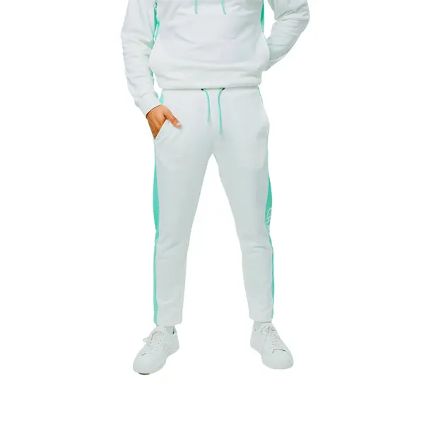 Pantalon de jogging bicolore en coton mélangé Chabrand