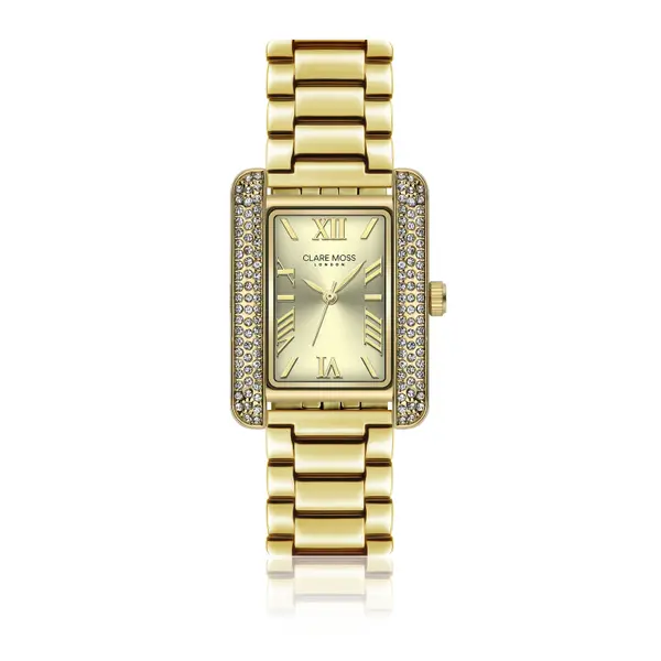 Montre femme Clare Moss Gold Link