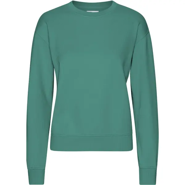 Sweatshirt col rond femme Colorful Standard Classic Organic Pine Green