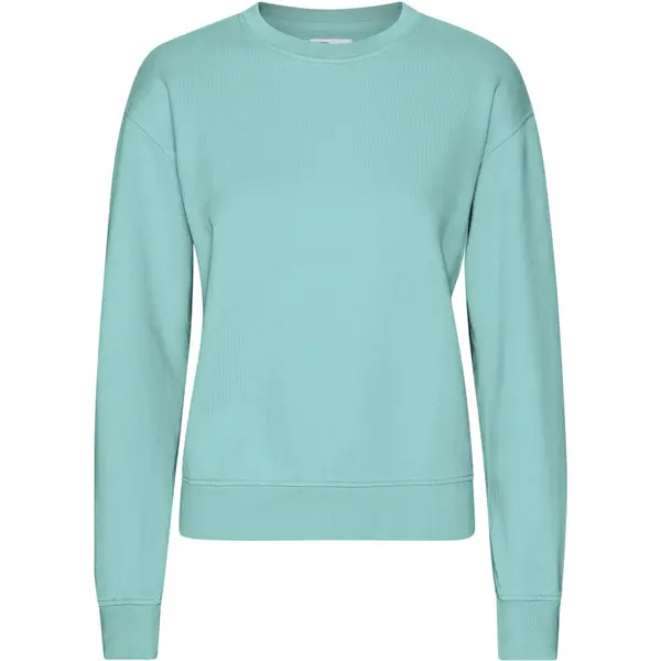 Sweatshirt col rond femme Colorful Standard Classic Organic Teal Blue