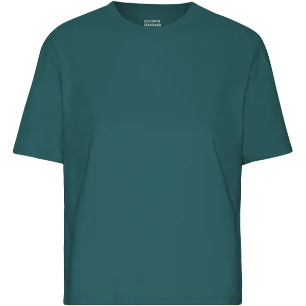 T-shirt femme Colorful Standard Organic Boxy ocean green