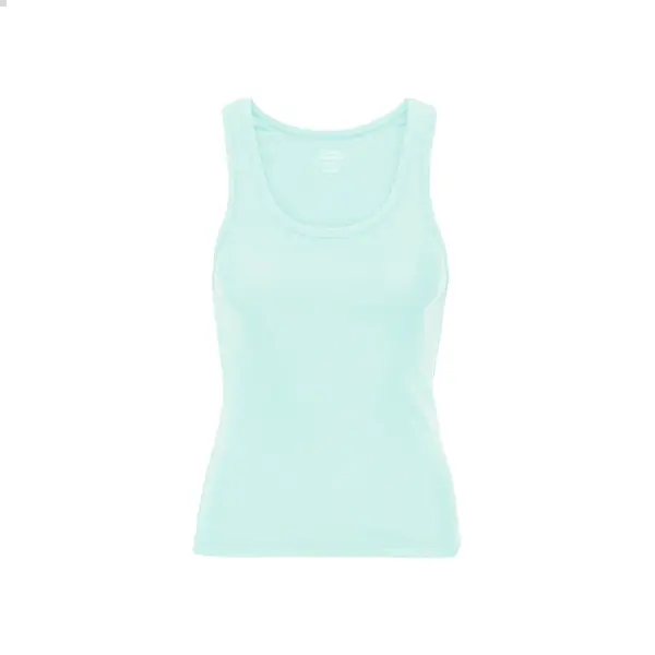 Débardeur côtelé femme Colorful Standard Organic light aqua