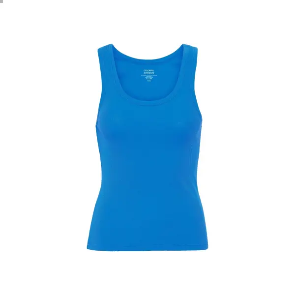 Débardeur côtelé femme Colorful Standard Organic pacific blue