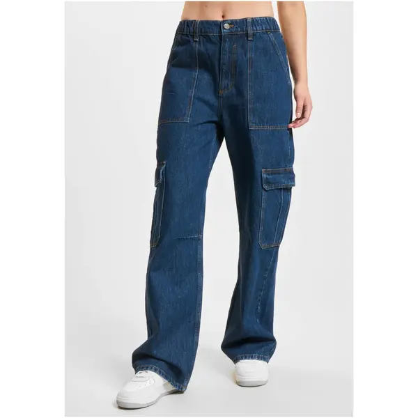 Pantalon cargo en jean femme DEF