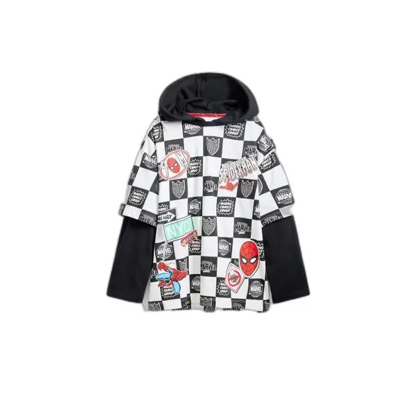 Sweatshirt à capuche enfant Desigual Marvel