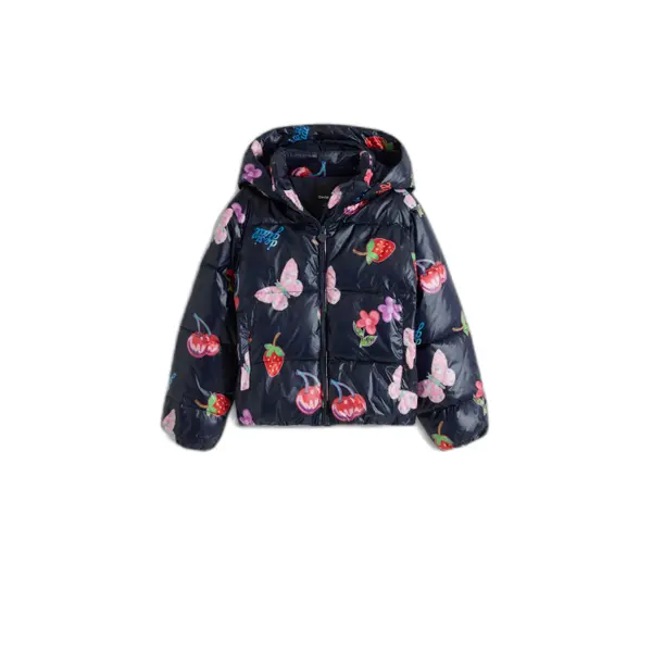 Doudoune à capuche fille Desigual Collage